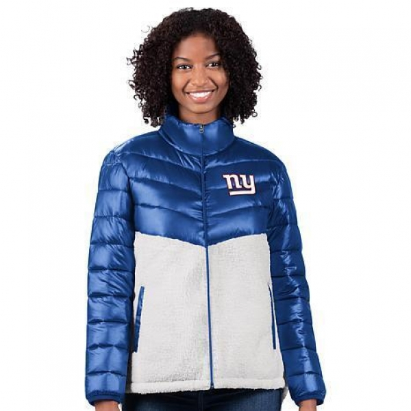 NFL Women's Mixed Media Jacket - Giants